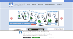 Desktop Screenshot of hjj.dk