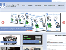 Tablet Screenshot of hjj.dk